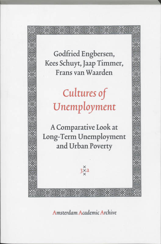 Omslag van Cultures of Unemployment