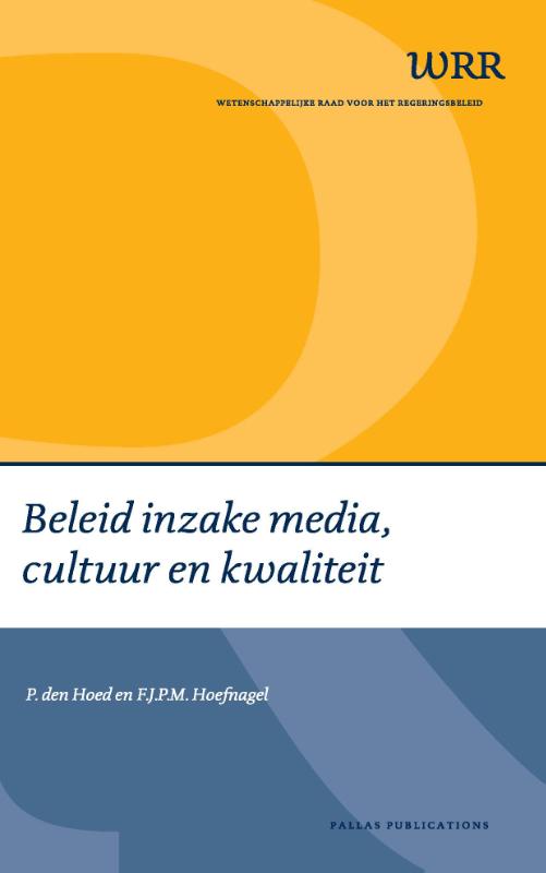 Omslag van Beleid inzake media, cultuur en kwaliteit
