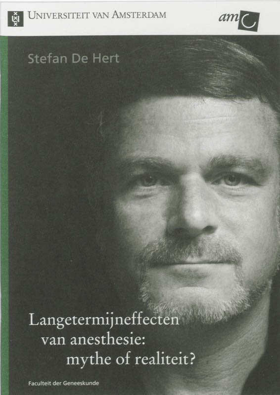 Omslag van Langetermijneffecten van anesthesie: mythe of realiteit?