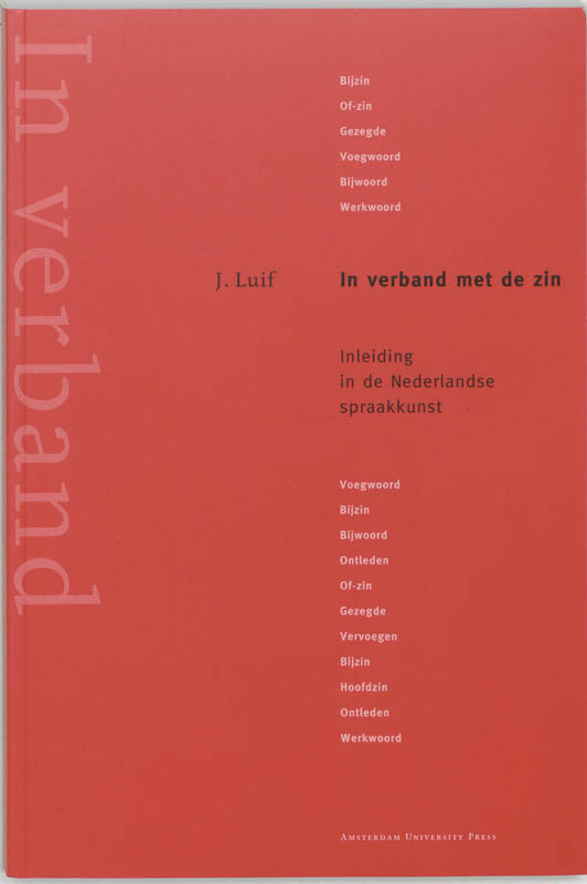 Omslag van In verband met de zin