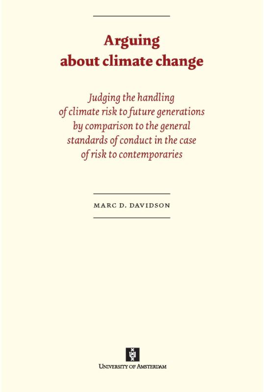 Omslag van Arguing about climate change