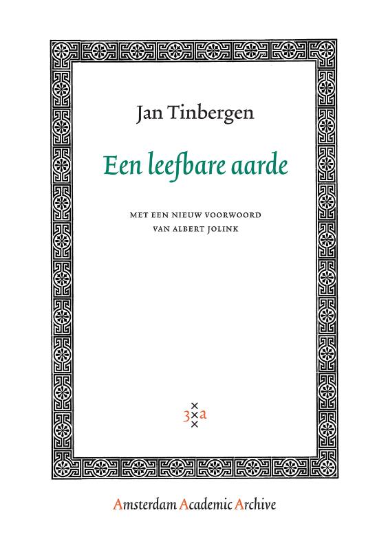 Omslag van Een leefbare aarde