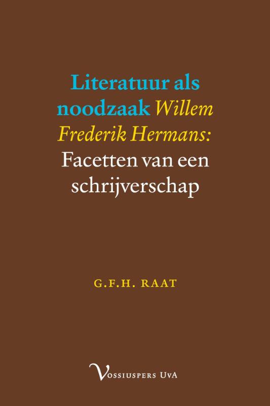 Omslag van Literatuur als noodzaak