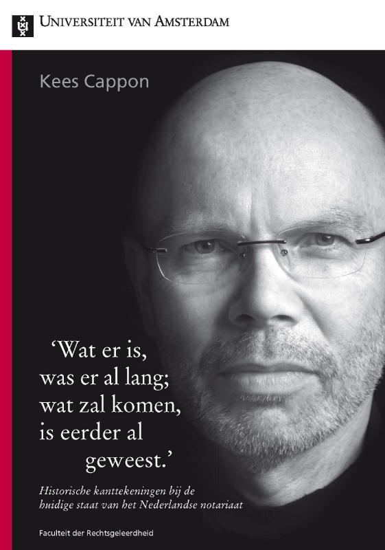 Omslag van 'Wat er is, was er al lang; wat zal komen, is eerder al geweest'