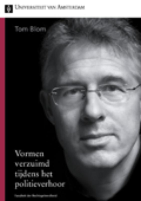 Omslag van Vormen verzuimd tijdens het politieverhoor