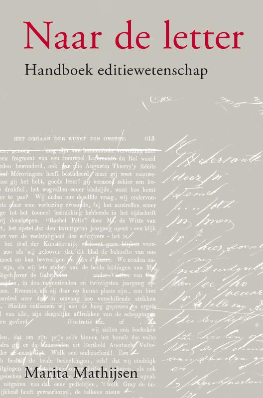 Omslag van Naar de letter