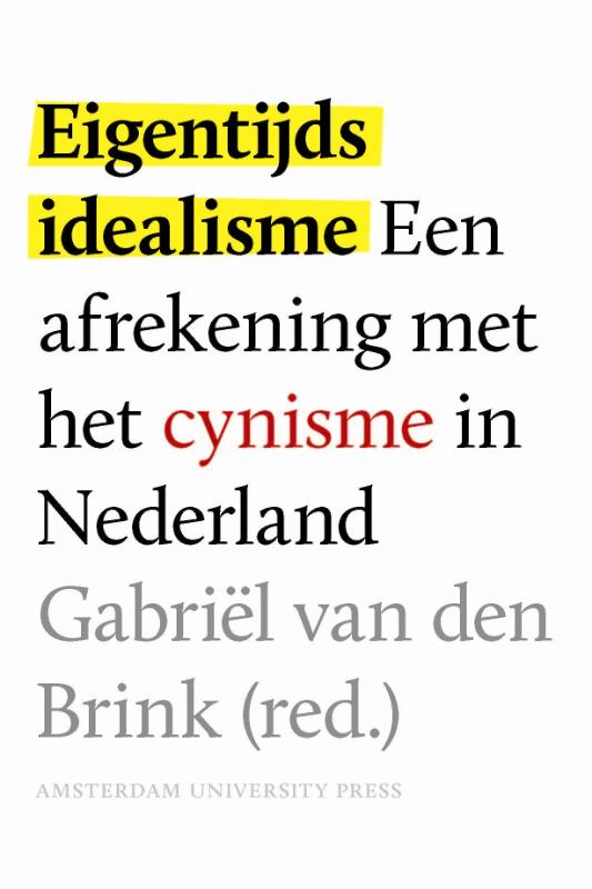 Omslag van Eigentijds idealisme