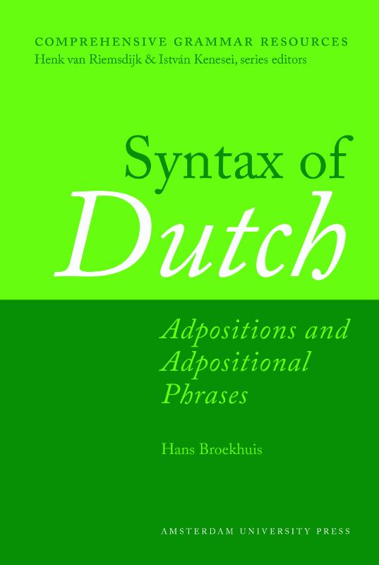 Omslag van Adpositions and adpositional phrases