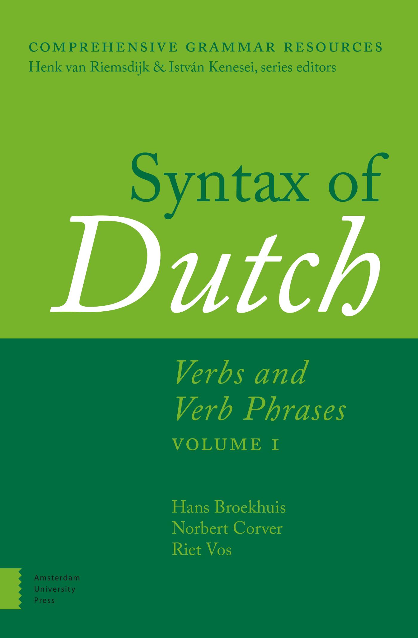 Omslag van Syntax of Dutch