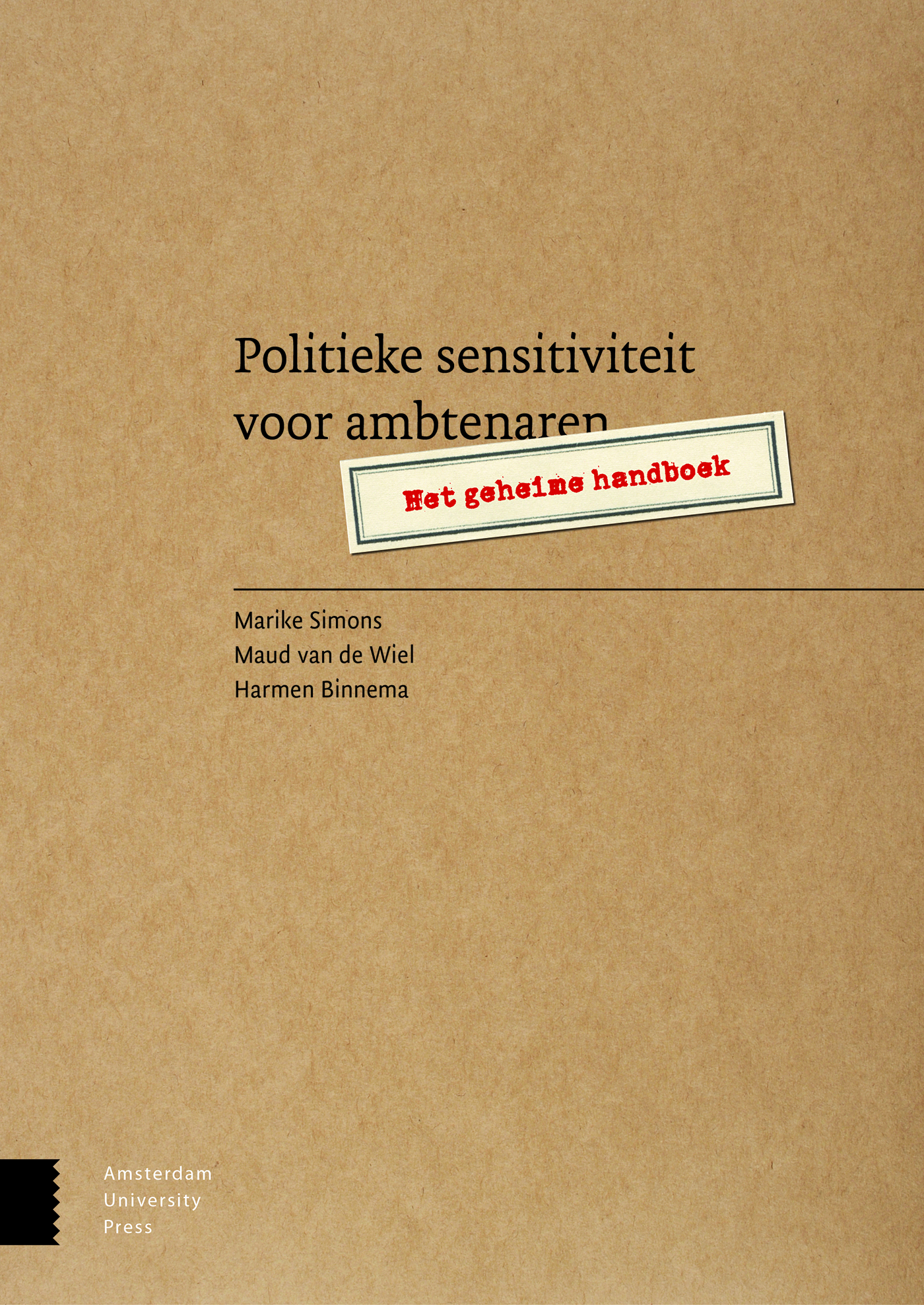 Omslag van Politieke sensitiviteit voor ambtenaren