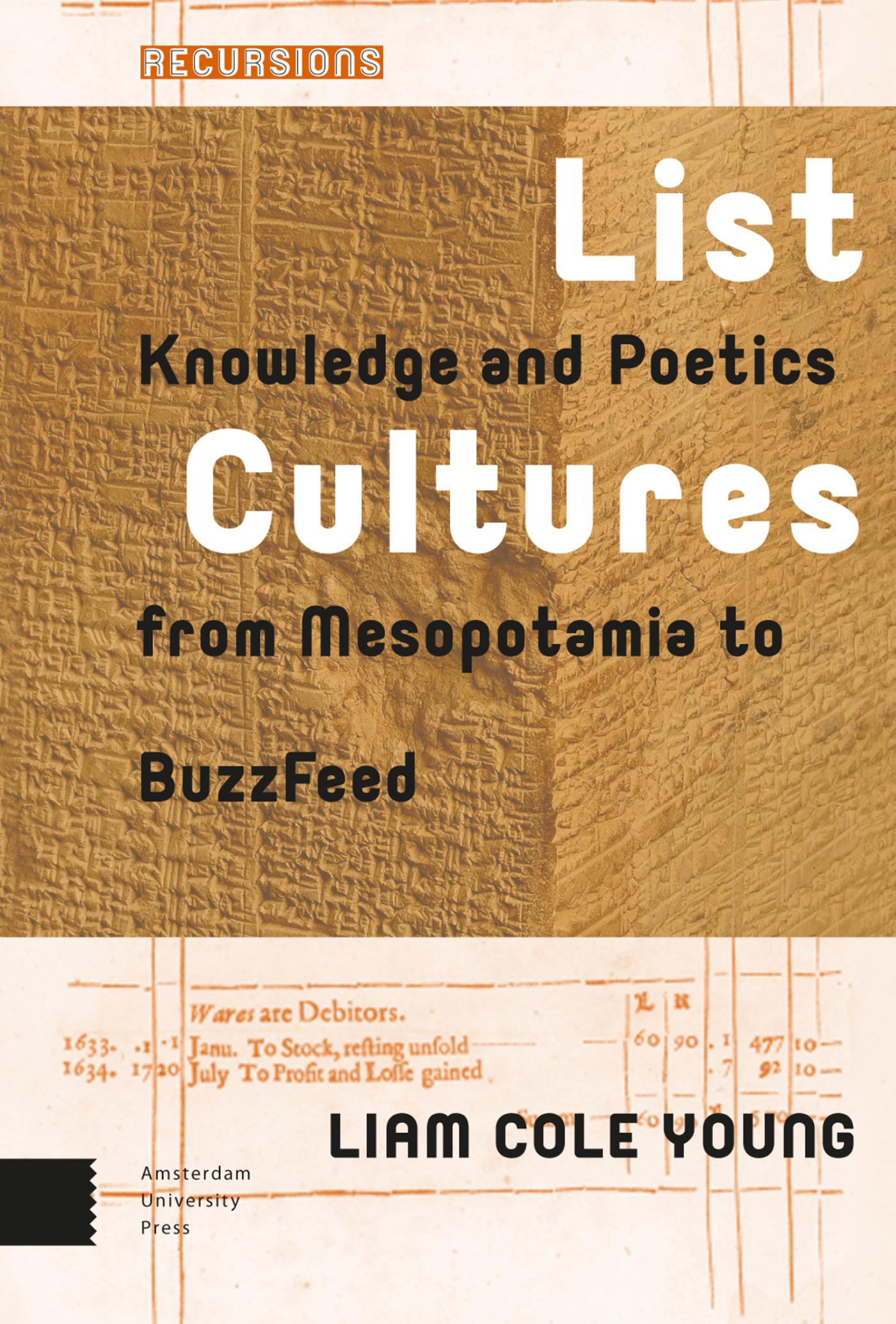 Omslag van List cultures