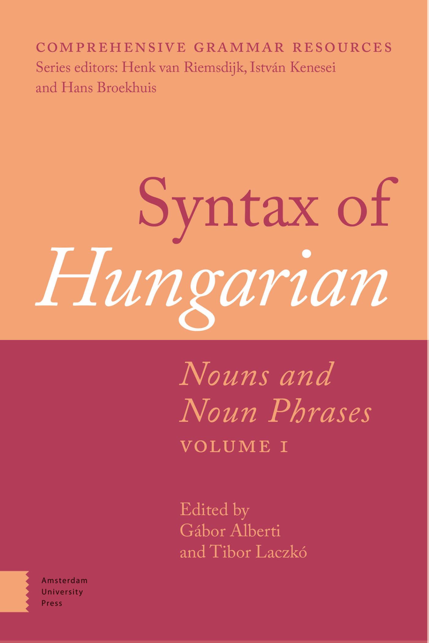 Omslag van Nouns and noun phrases volume 1