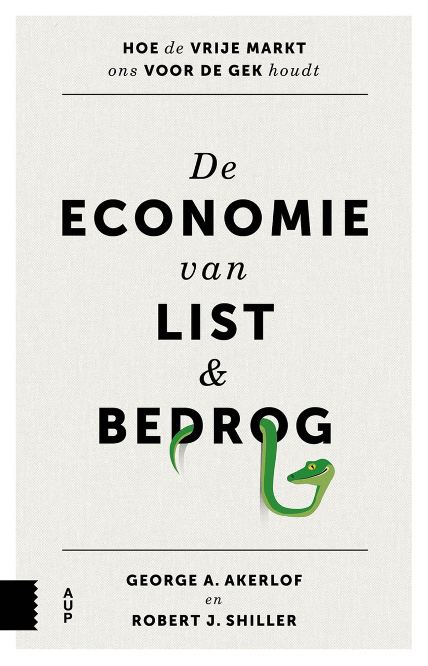 Omslag van De economie van list en bedrog