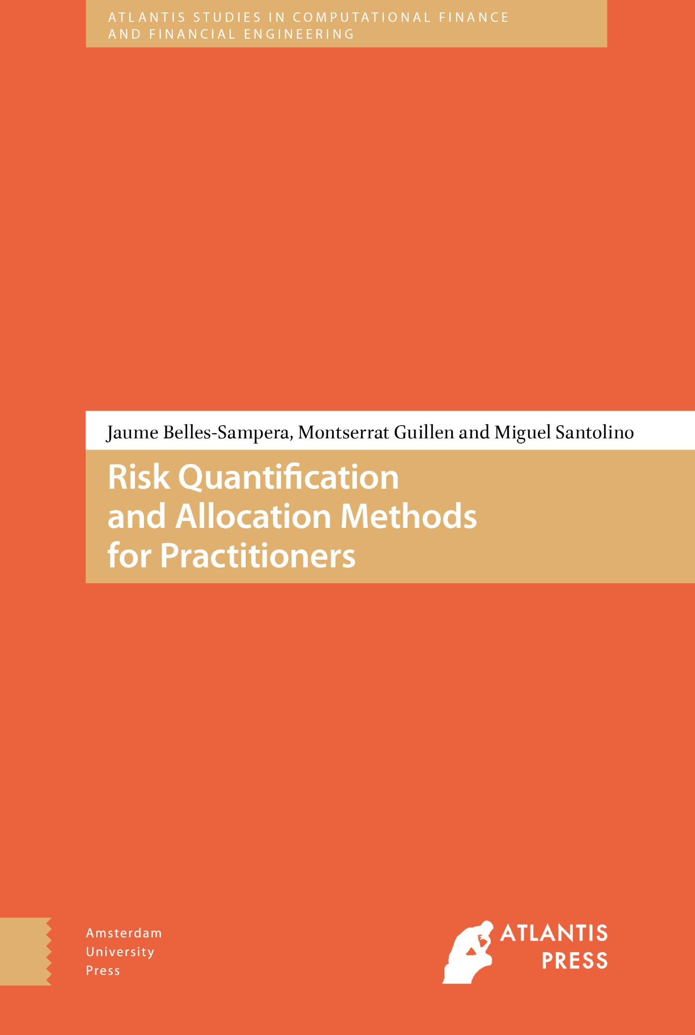 Omslag van Risk Quantification and Allocation Methods for Practitioners