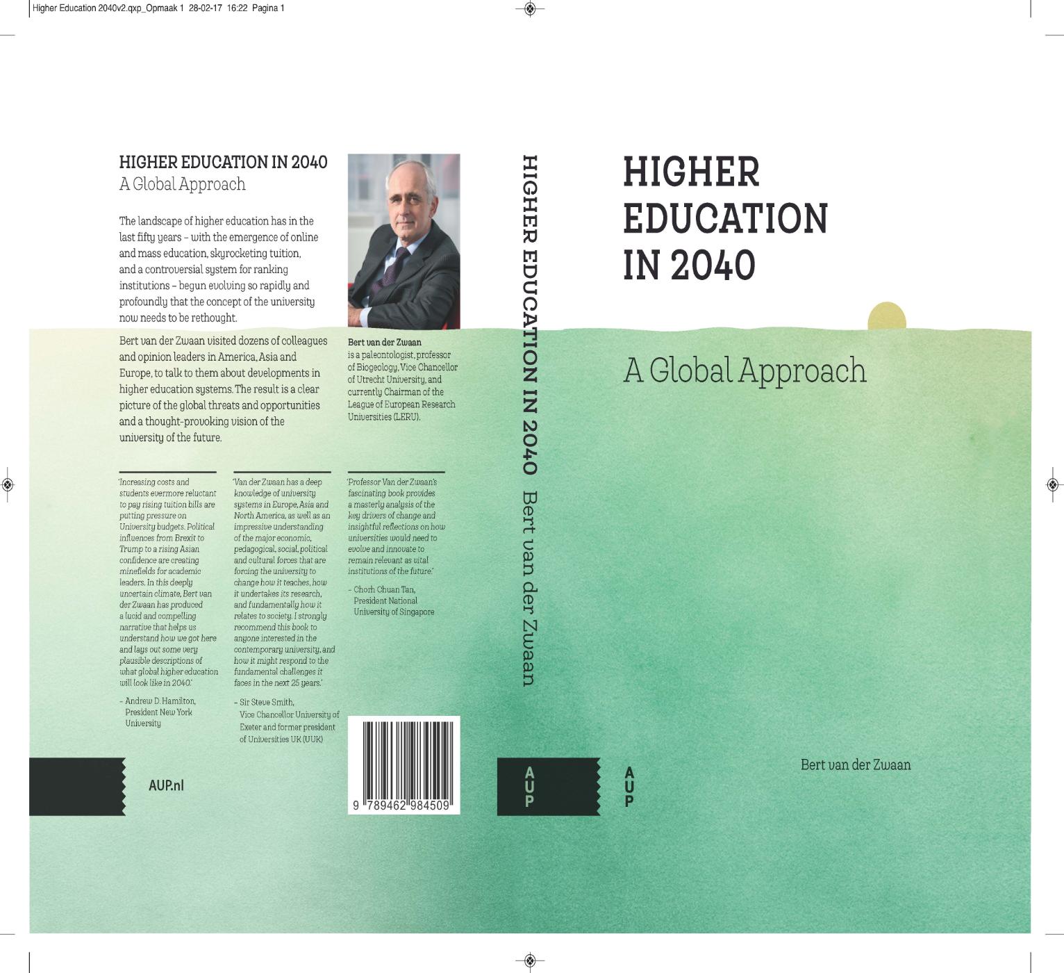 Omslag van Higher Education in 2040