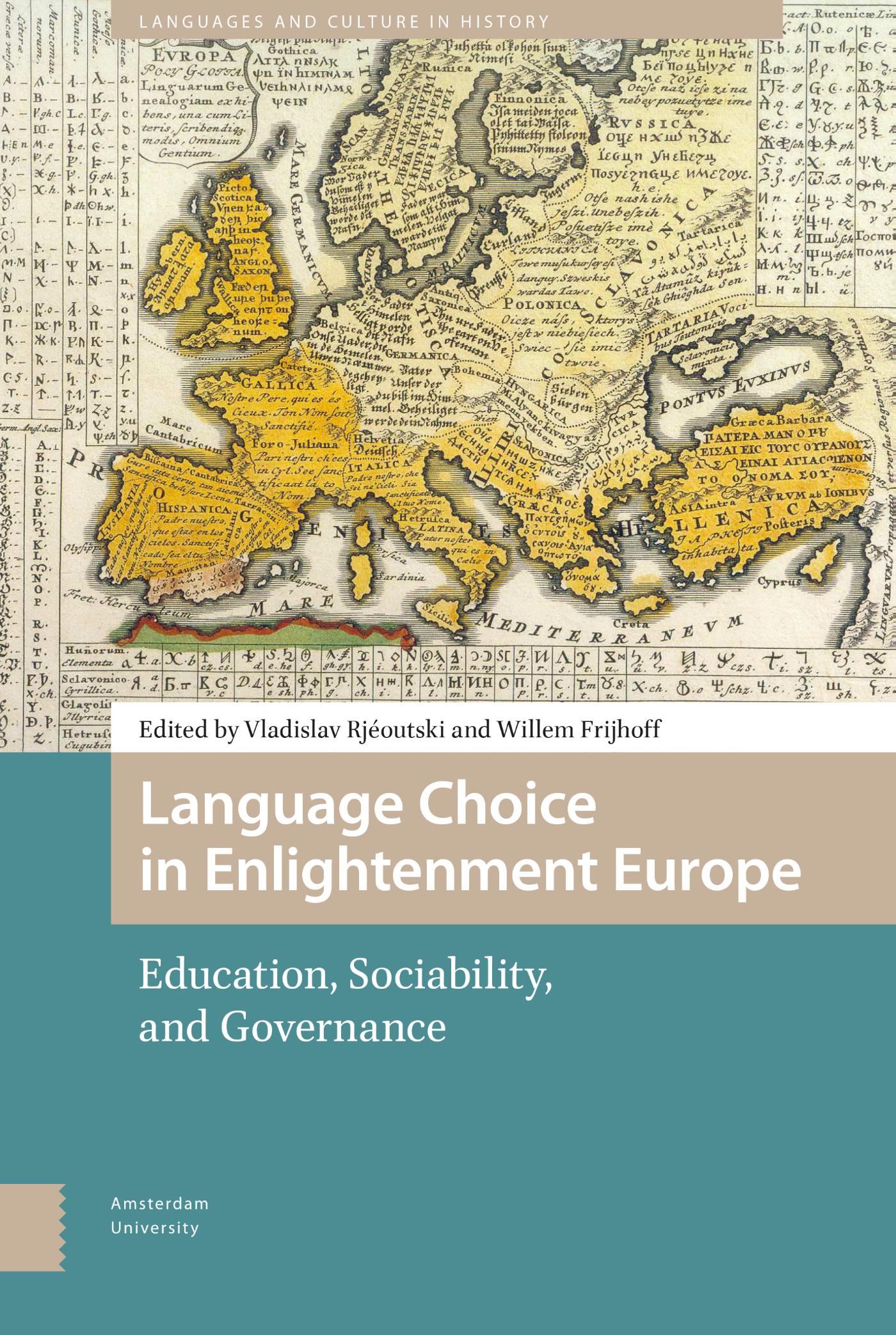 Omslag van Language Choice in Enlightenment Europe