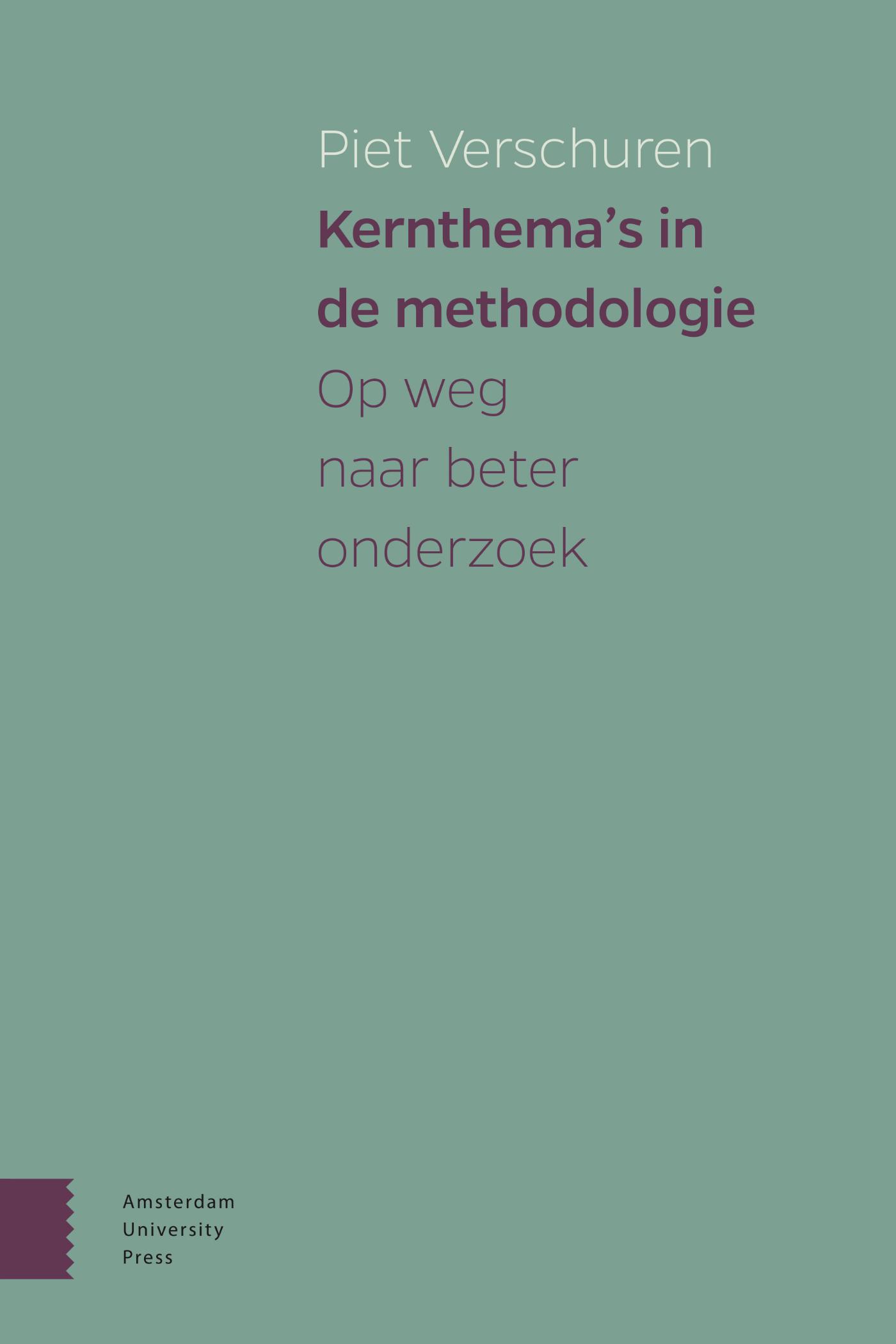 Omslag van Kernthema's in de methodologie