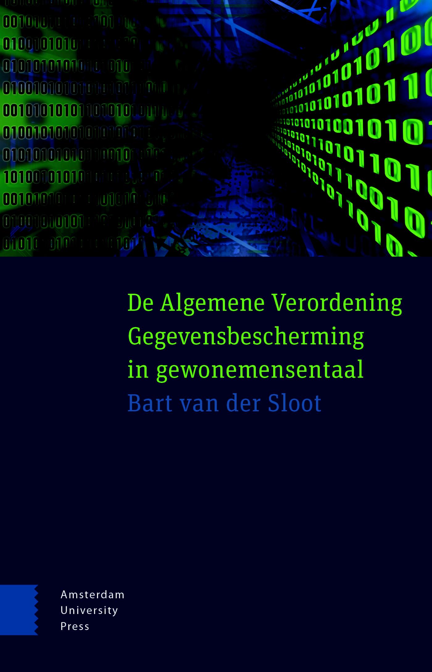 Omslag van De Algemene Verordening Gegevensbescherming in gewone mensentaal
