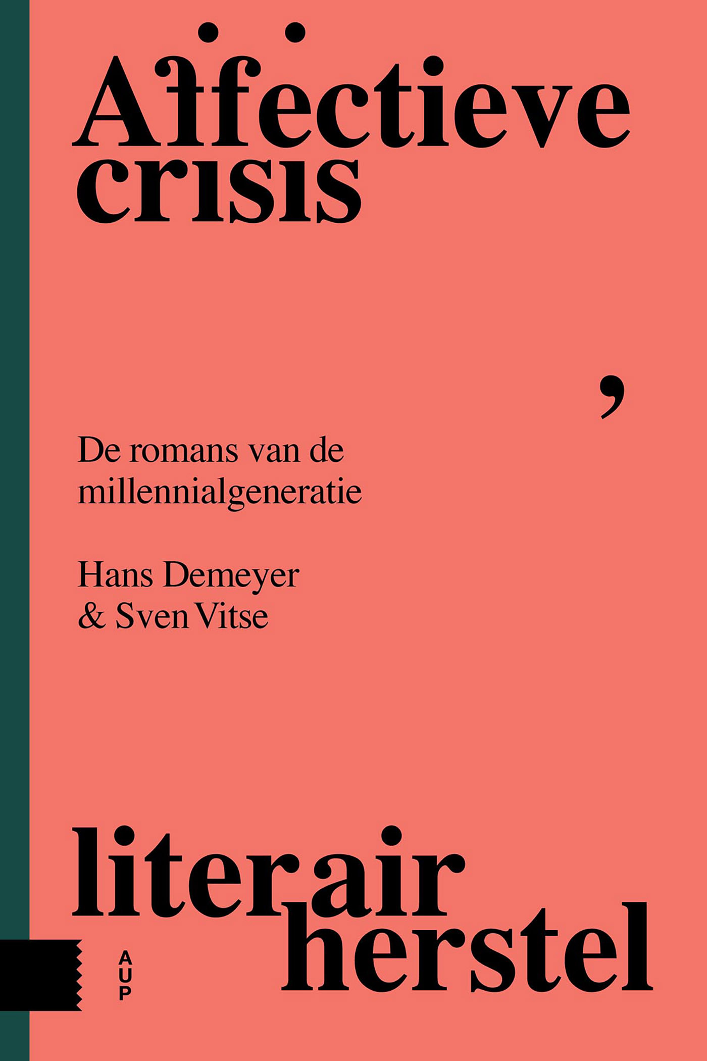 Omslag van Affectieve crisis, literair herstel