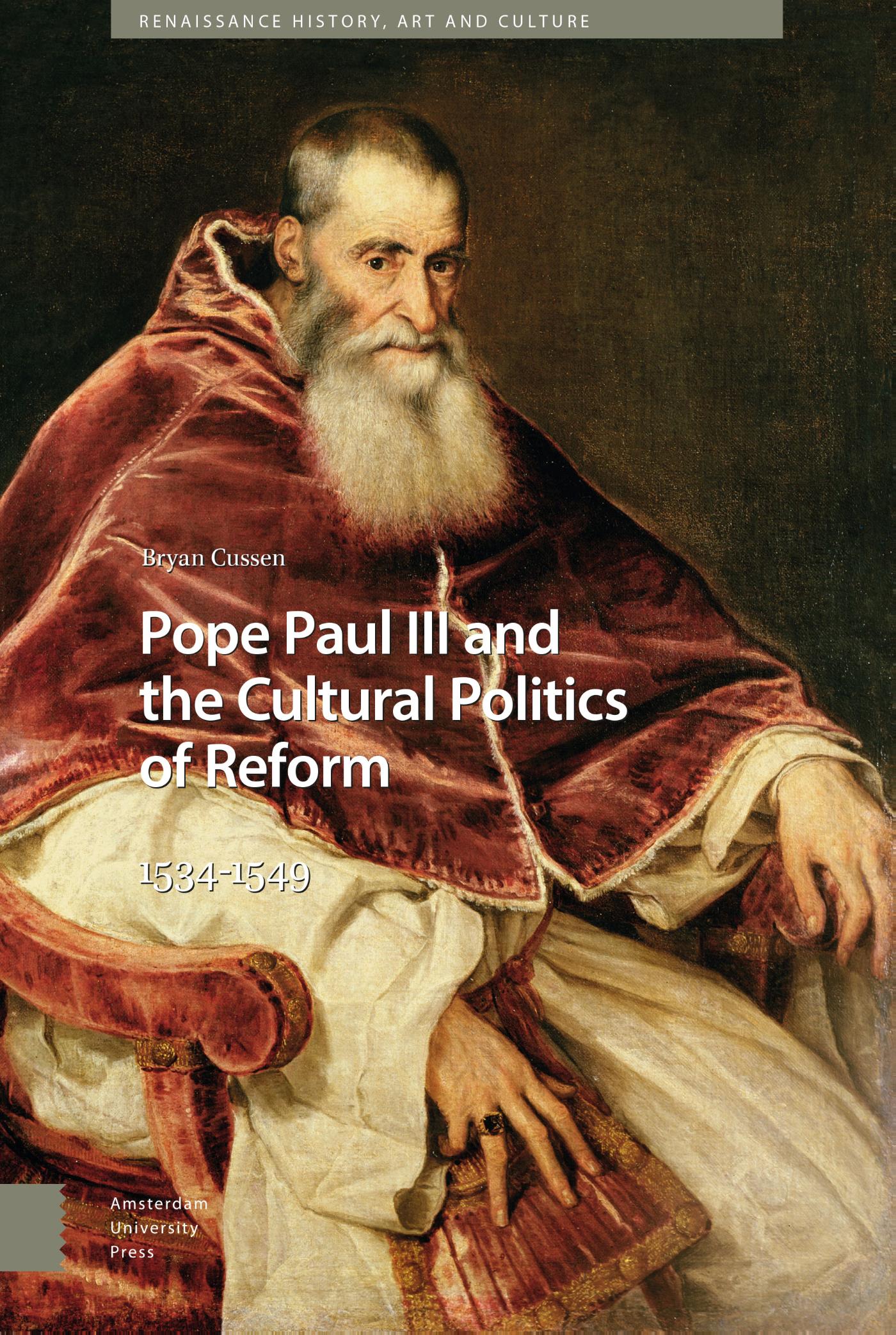 Omslag van Pope Paul III and the Cultural Politics of Reform