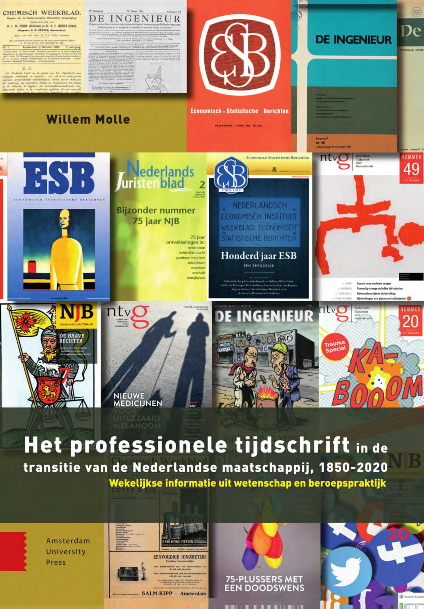 Omslag van Het professionele tijdschrift in de transitie van de Nederlandse maatschappij, 1850-2020