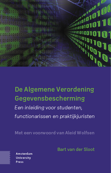 Omslag van De Algemene Verordening Gegevensbescherming