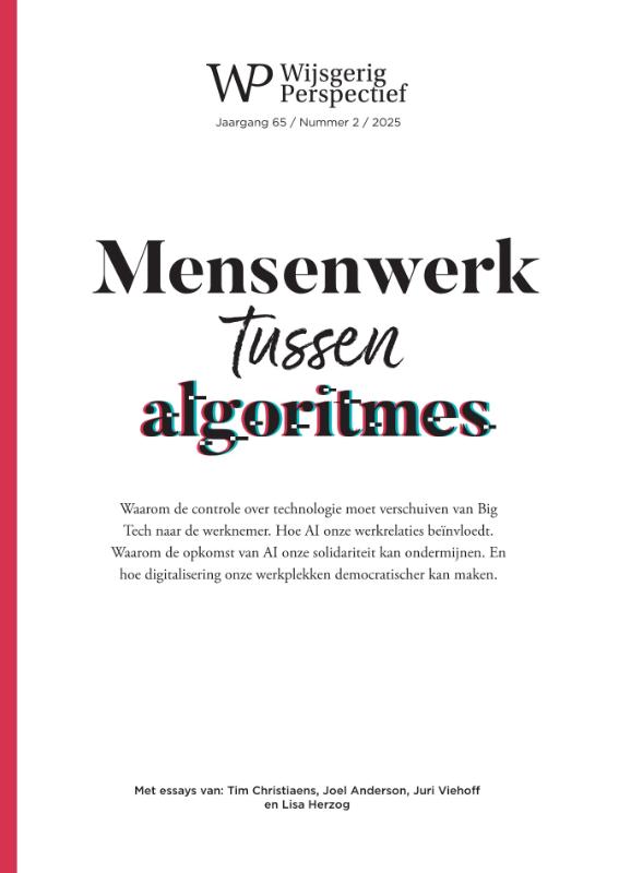 Omslag van Mensenwerk tussen algoritmes