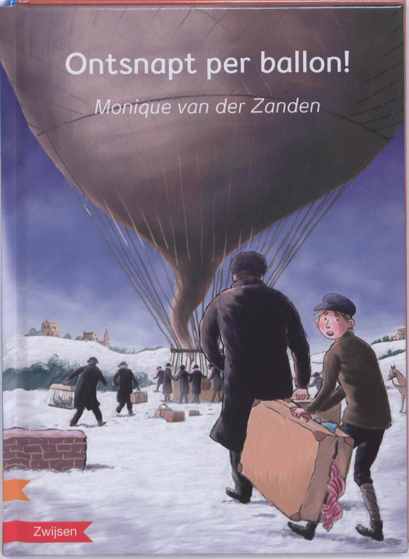 Omslag van Ontsnapt per ballon