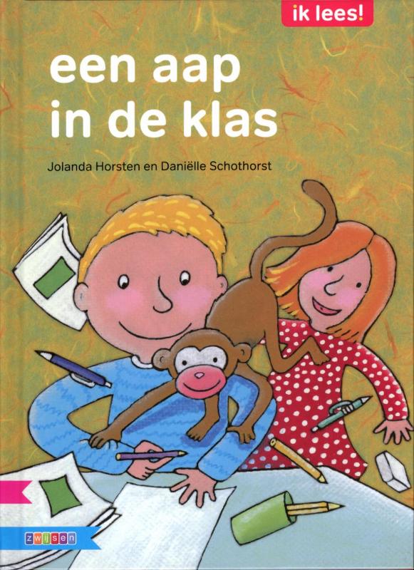 Omslag van een aap in de klas