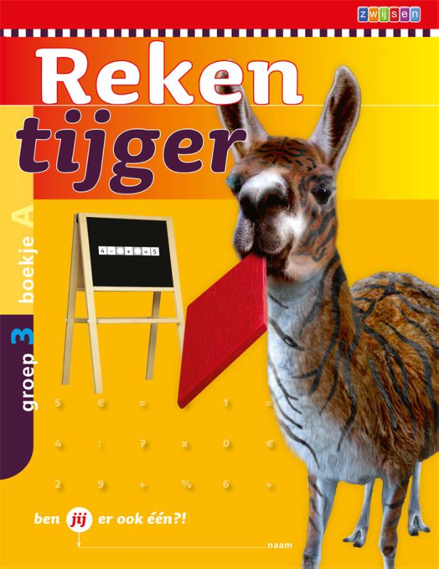 Omslag van TH REKENTIJGER 3A WERKBOEK