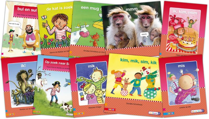 Omslag van Pakket leesboeken kim-versie kern 1 (10 titels)