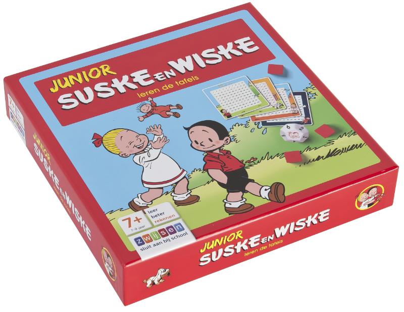 Omslag van Suske & Wiske leren de tafels