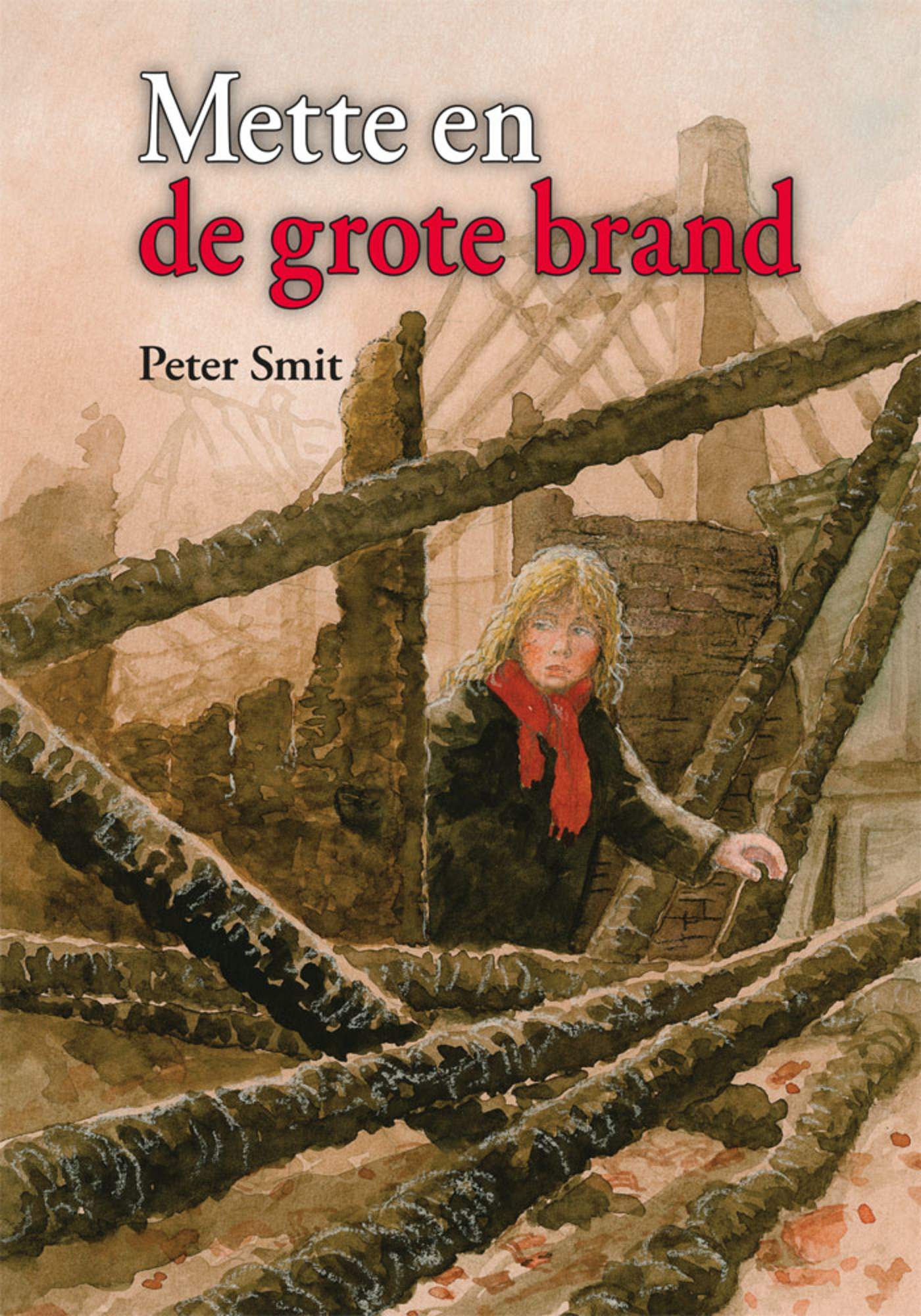 Omslag van METTE EN DE GROTE BRAND