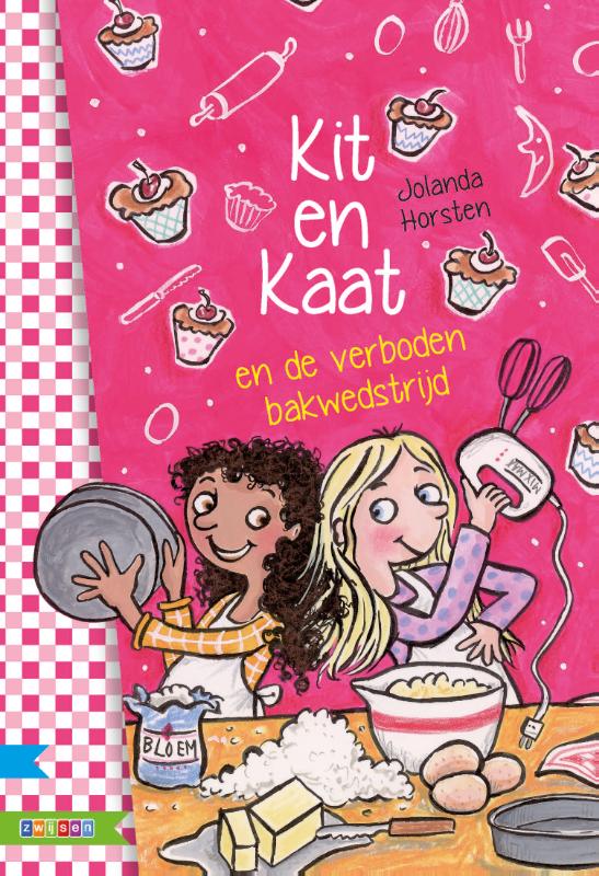 Omslag van Kit en Kaat en de verboden bakwedstrijd