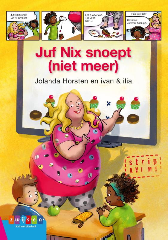 Omslag van Juf Nix snoept (niet meer)