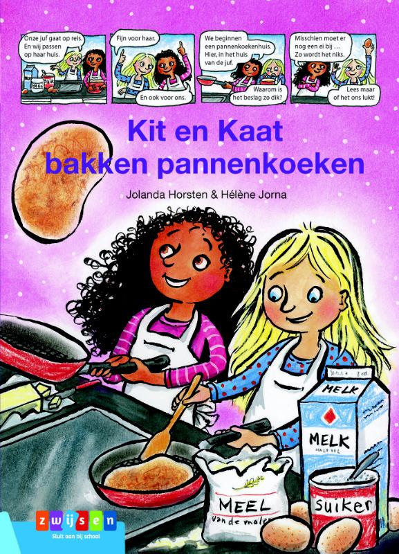 Omslag van Kit & Kaat bakken pannenkoeken