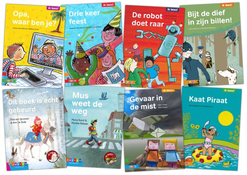 Omslag van Pakket ik lees! AVI M4 (8 titels)