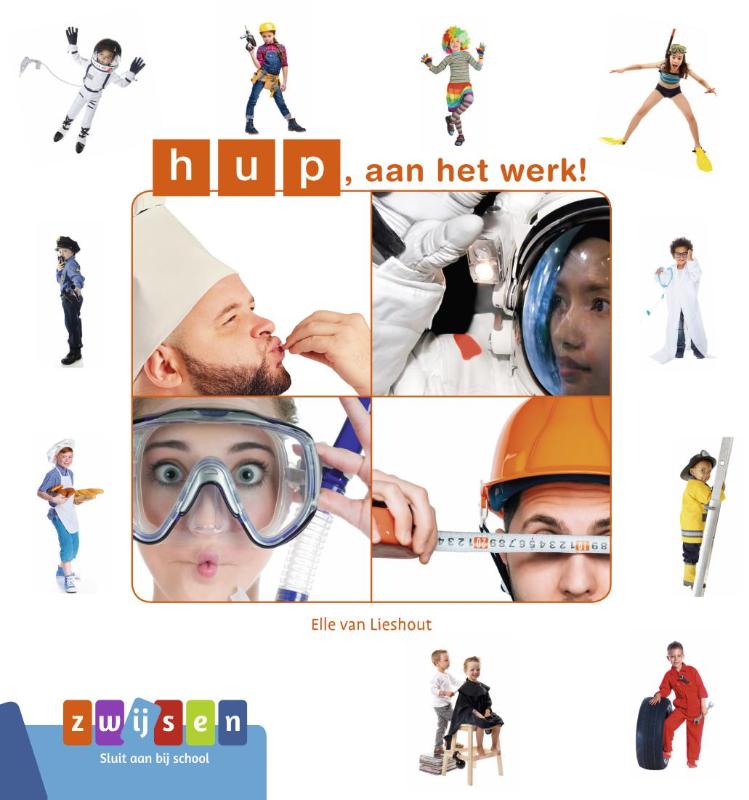 Omslag van hup, aan het werk!