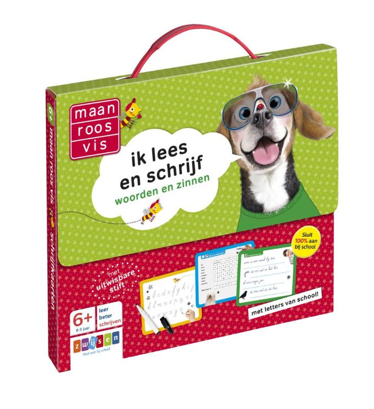 Omslag van Maan roos vis ik lees en schrijf