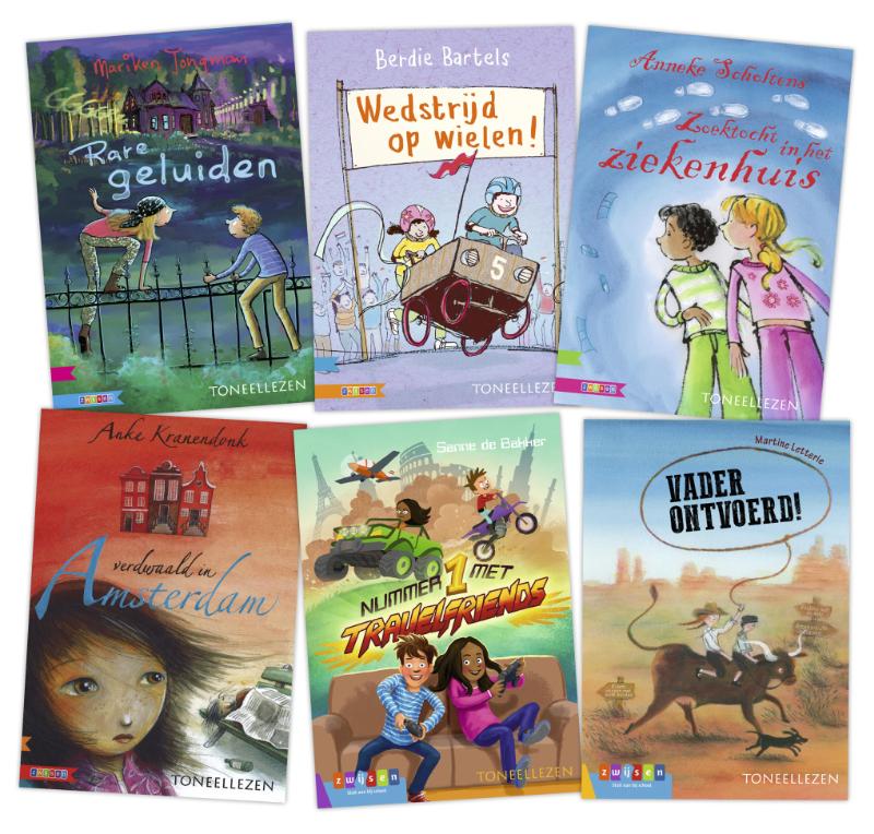 Omslag van Pakket Toneellezen groep 6 (6 titels)