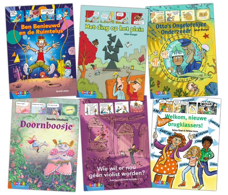 Omslag van Pakket AVI strips AVI M6 en hoger (6 titels)
