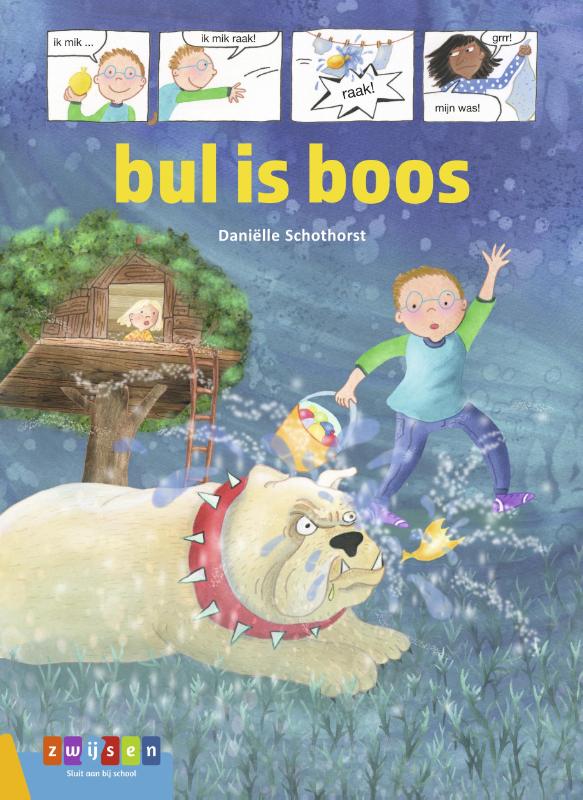 Omslag van bul is boos