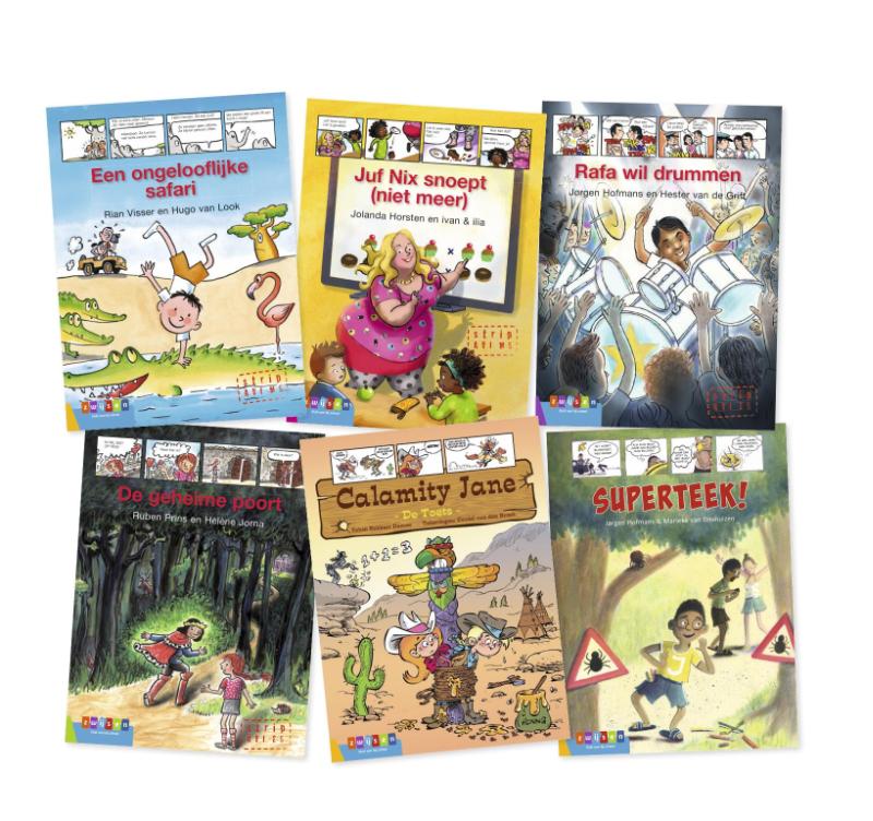 Omslag van Pakket AVI strips AVI M5-E5 (6 titels)