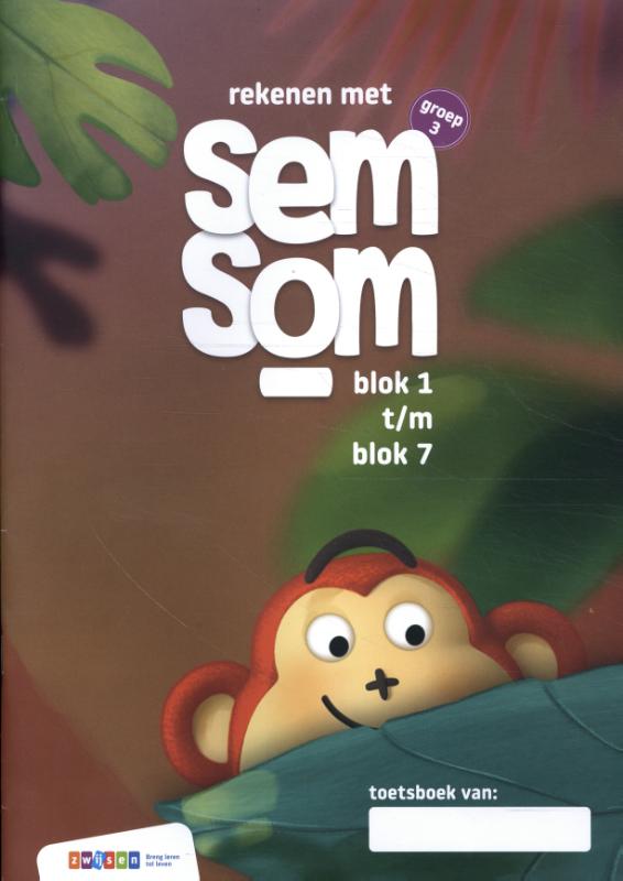 Omslag van toetsboek