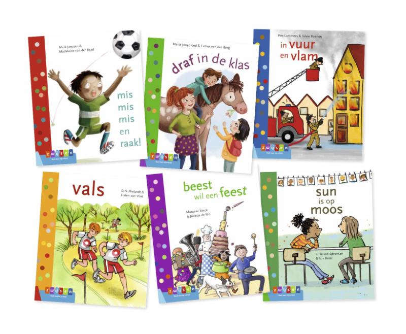 Omslag van Pakket Leren lezen AVI M3 (6 titels)