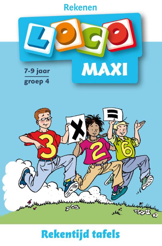 Omslag van Loco maxi tafels groep 4