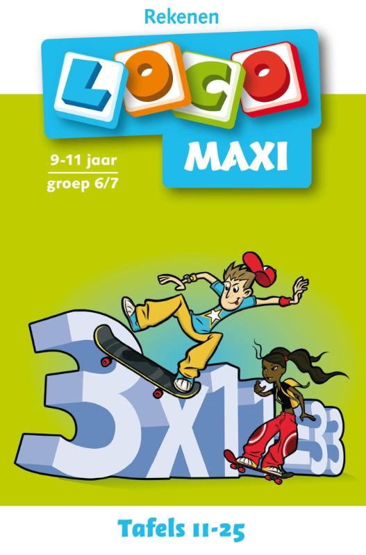 Omslag van Loco maxi tafels 11-25
