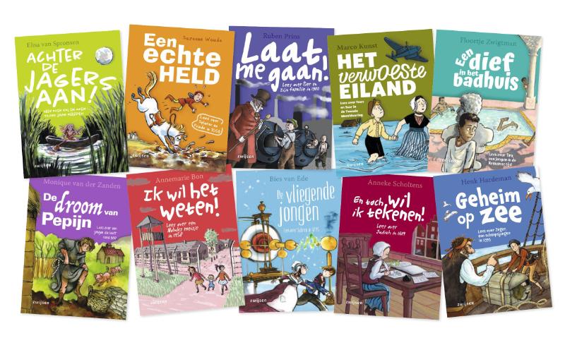 Omslag van Pakket Duik in de tijd van (10 titels)