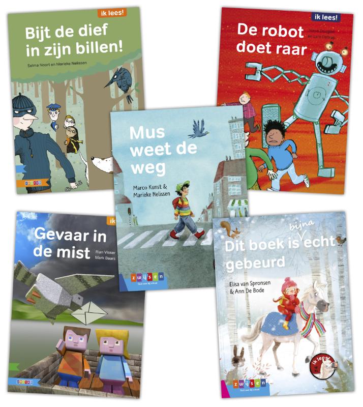 Omslag van Pakket ik lees! AVI M4 (5 titels)