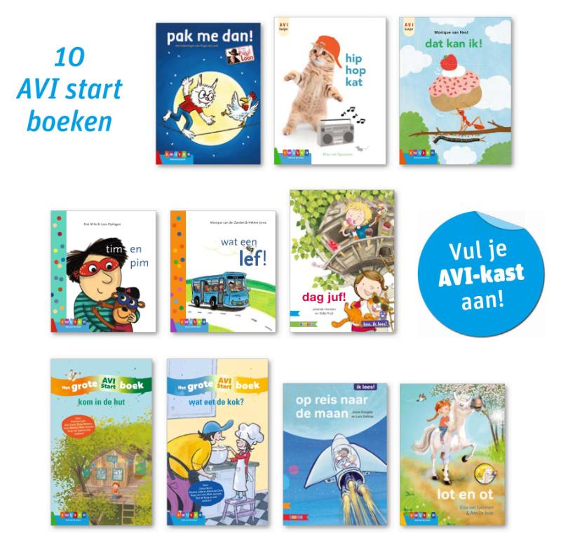 Omslag van Pakket AVI start assorti (10 titels)